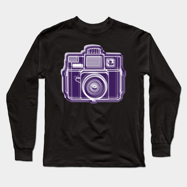 ISSF Society6 logo PURPLE Long Sleeve T-Shirt by istillshootfilm